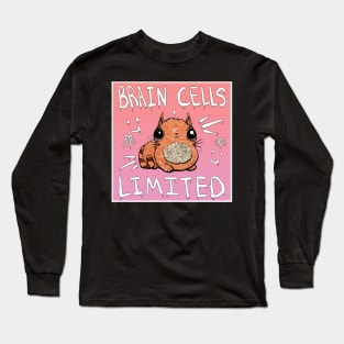 Cute Brain Cells Limited Cat Long Sleeve T-Shirt